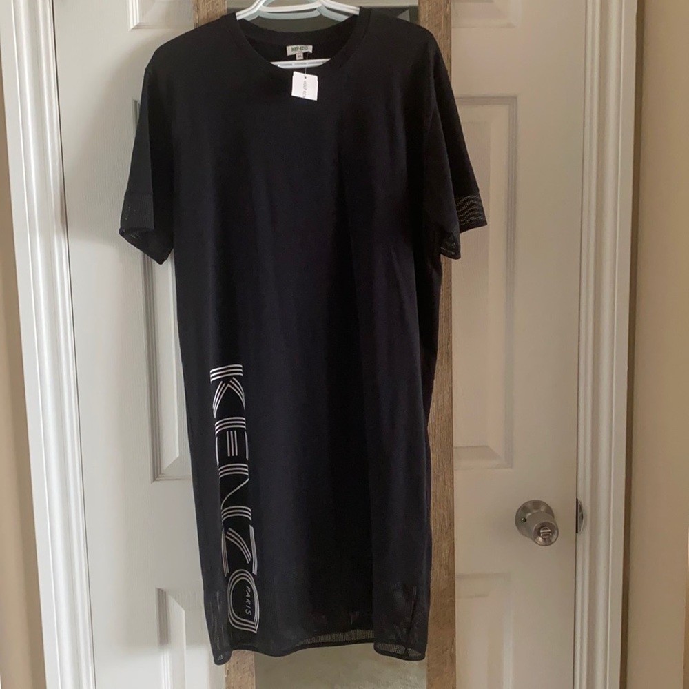 kenzo black dress size M